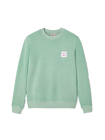 BillyBelt - Organic cotton sweatshirt 400 gr - Vert d'eau - 2XL