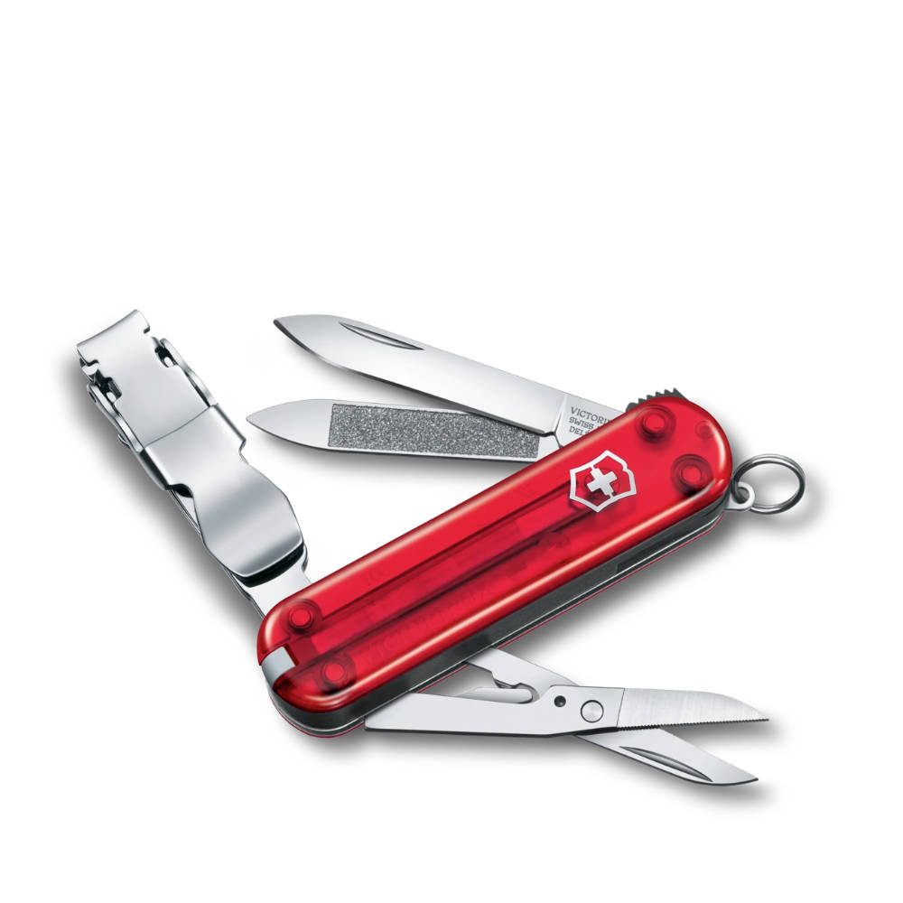 Victorinox - Nail Clip Rouge Transparent