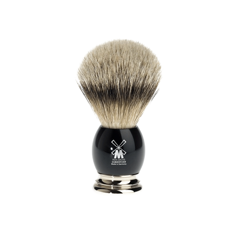 Muehle - Sophist - Silvertip Badger - Black resin - 23mm