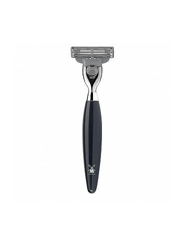 Muehle - Kosmo - Black Resin - Mach 3 Multi-blade Razor